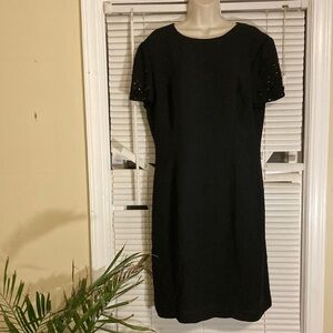 Donna Morgan 14 s/s holiday cocktail dress beaded 24-476-1